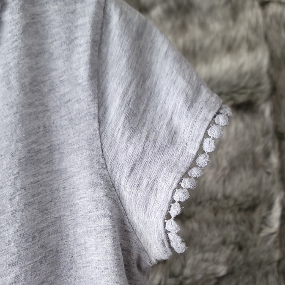 Nautica Gray V-Neck Short Sleeve Tee - Picture 5 of 9